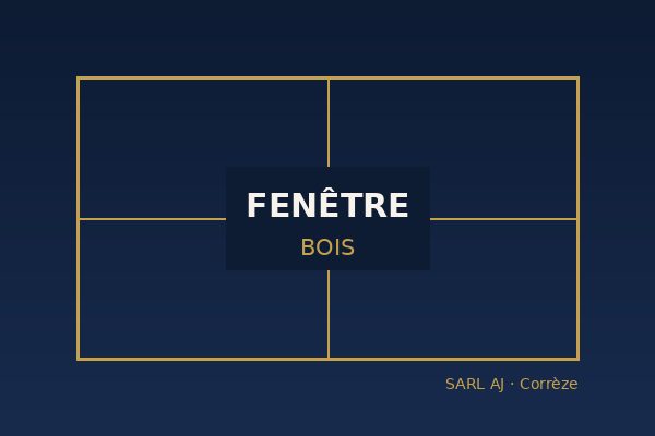 Pose de fenêtre bois à Brive-la-Gaillarde et en Corrèze par SARL AJ